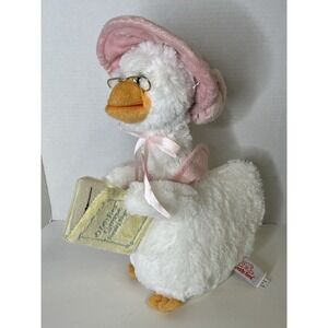 Cuddle Barn Mother Goose NEW Animated Singing Plush Toy 14 inch Pink